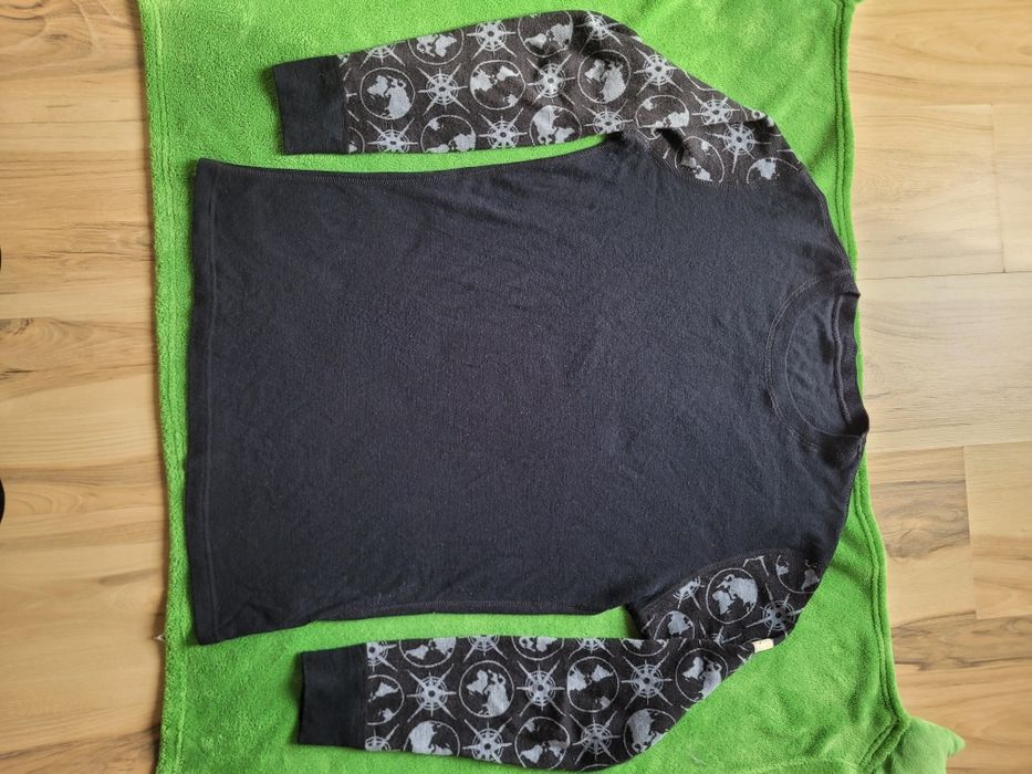 Janus r L M bluzka bluza merino wełna termiczna termoaktywna