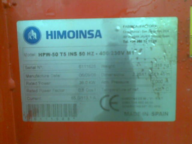 Gerador Himoinsa HPW 50