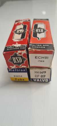 Válvulas Eletrónicas Vintage para Rádio, Áudio, RF ou TV na Caixa!