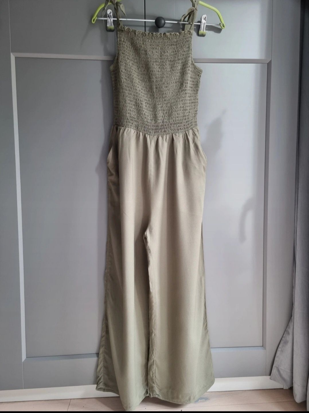 Nowy oliwkowy khaki długi kombinezon H&M 158 cm 12-13 lat
