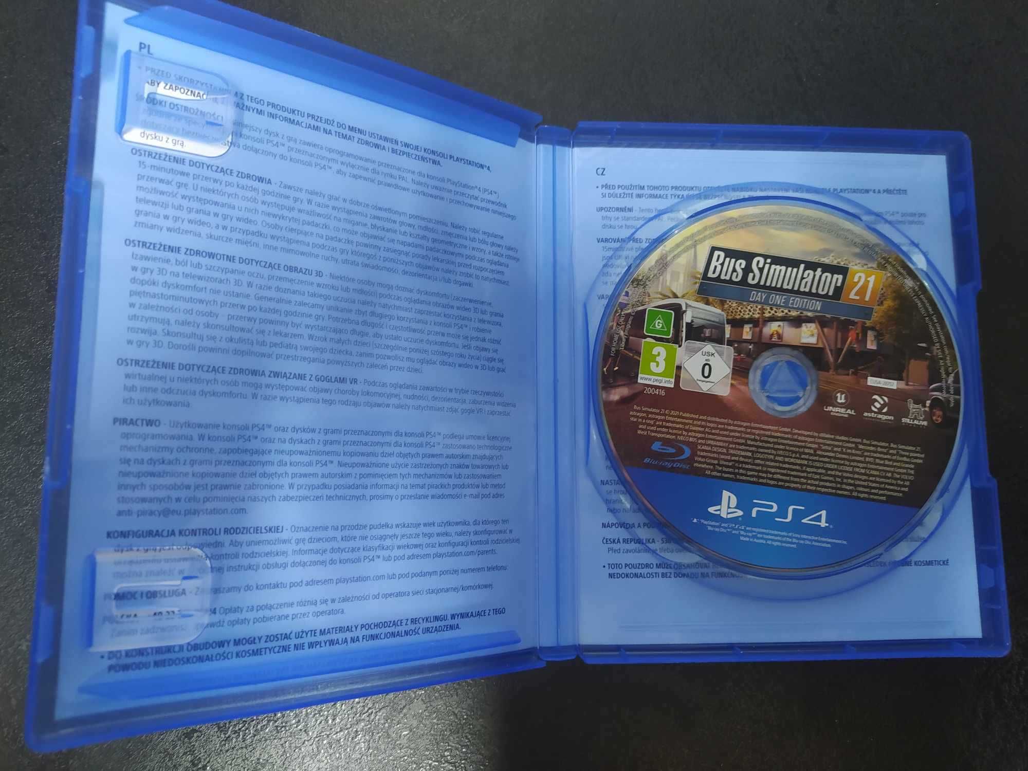 Bus Simulator 21 PS4 Polskie napisy są w grze