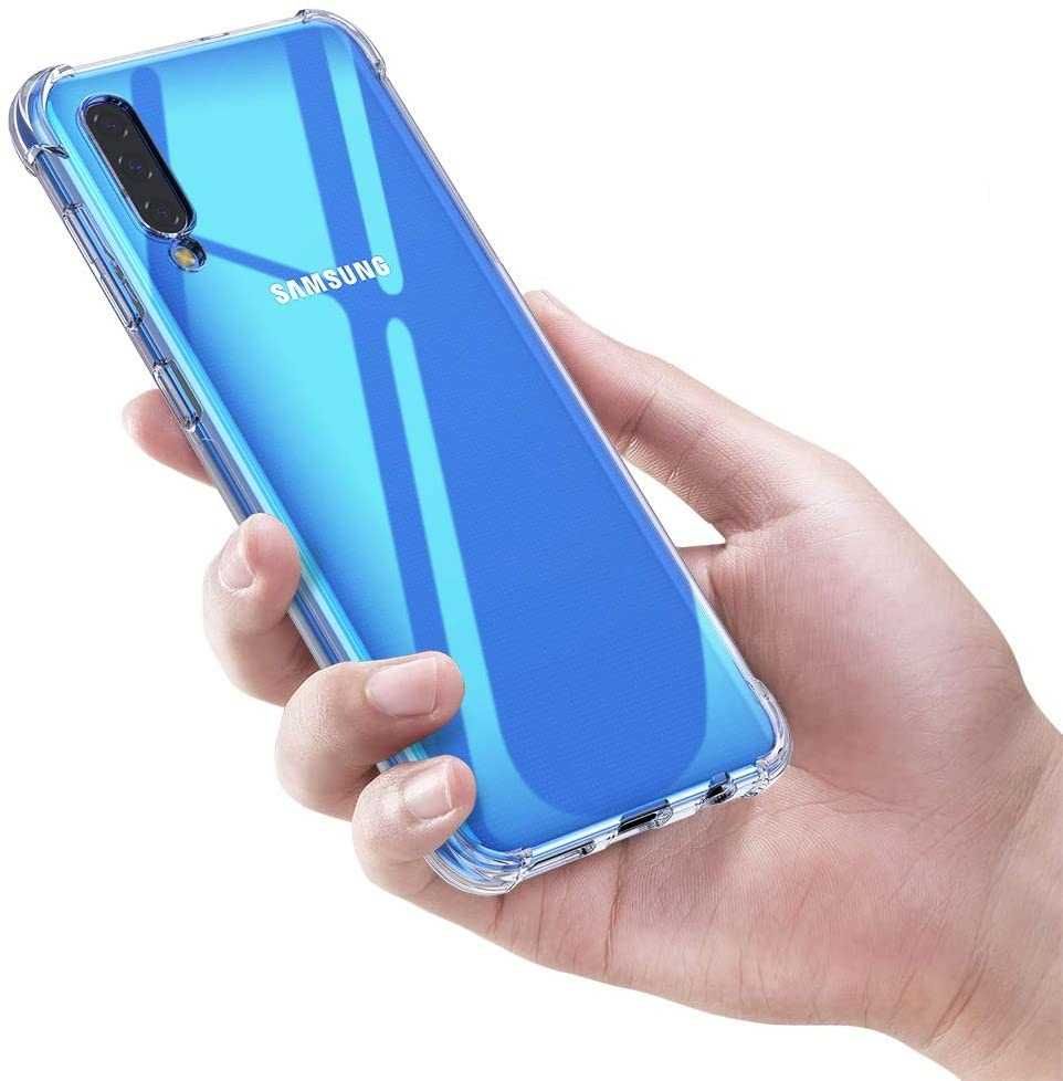 Etui Anti-Shock do Samsung Galaxy A70 + Szkło Hartowane