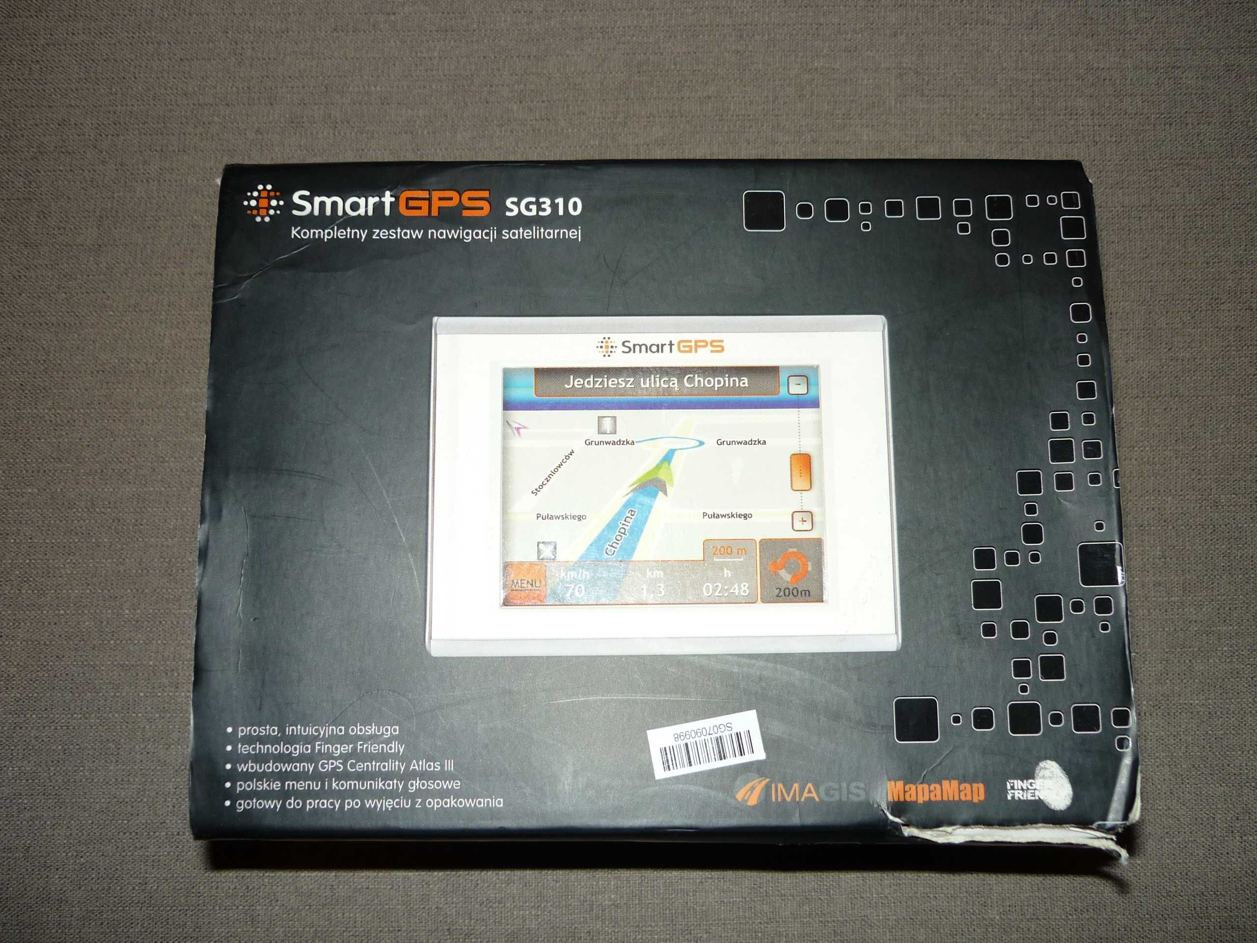 Nawigacja samochodowa GPS Smart GPS SG310