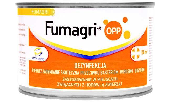 FUMAGRI OPP 120g=150m3 świeca dymna dezynfekcja fumigacja fumigator