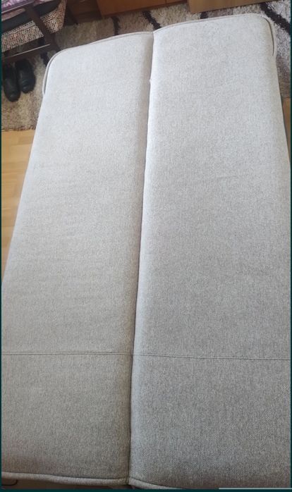 Kanapa rozkładana sofa beżowa