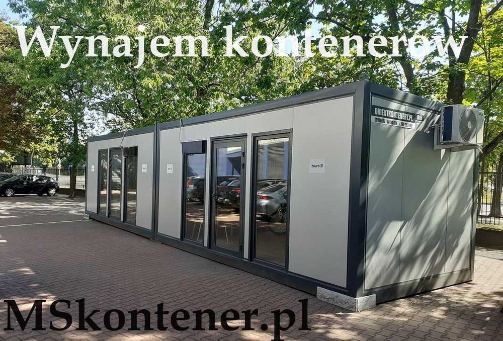Kontener Handlowy Sprzedażowy Biurowy 18m2 WYNAJEM