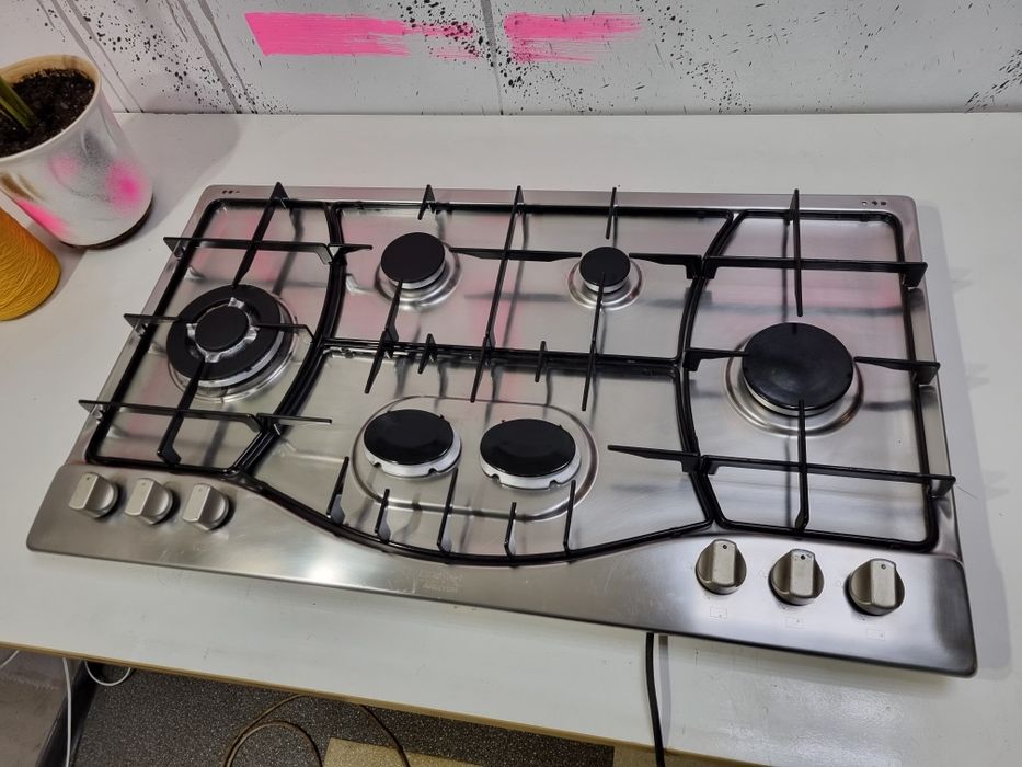 ТОП 87 см газова плита поверхня панель газовая варочная Hotpoint