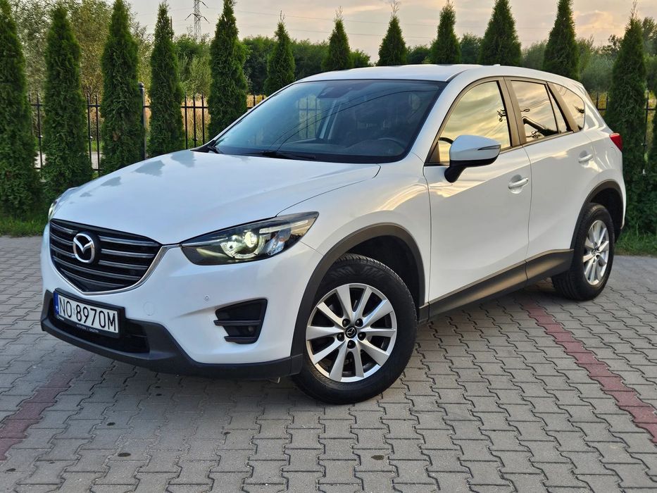 Mazda CX-5 SalonPL*2WŁ*Serwisowany*Bezwypadkowy*Gwarancja*Biała Perła*