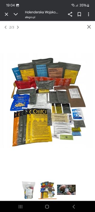 Holenderska Wojskowa Racja Żywnościowa