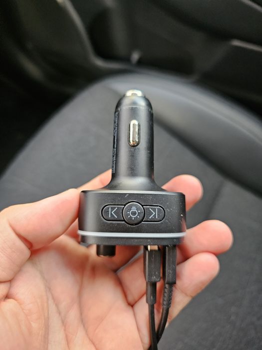 BlitzWolf Adaptador de Carregador de Carro com sintonizador