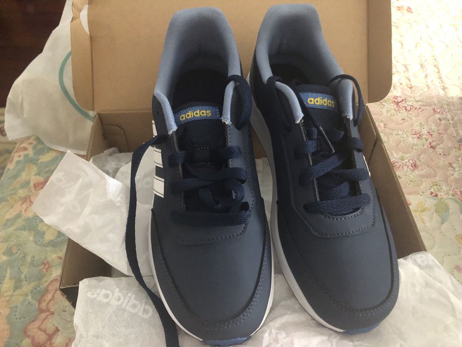 Tennis Adidas Azul/Branco - Tamanho 37