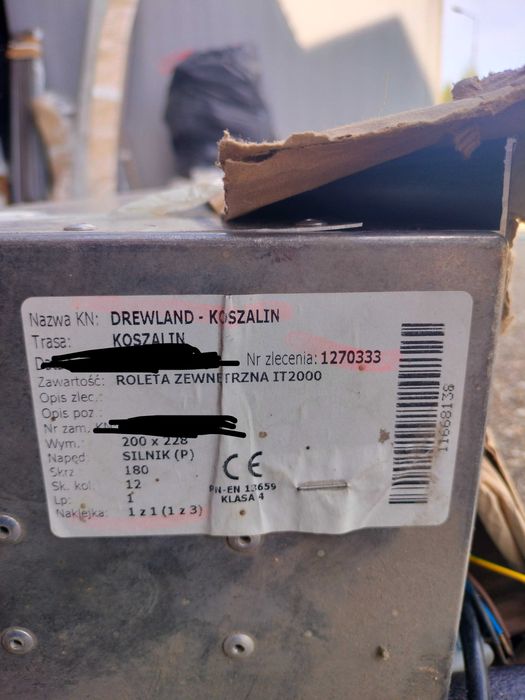Roleta zewnętrzna PORTOS, Antracyt, Elektryczna-Nowa