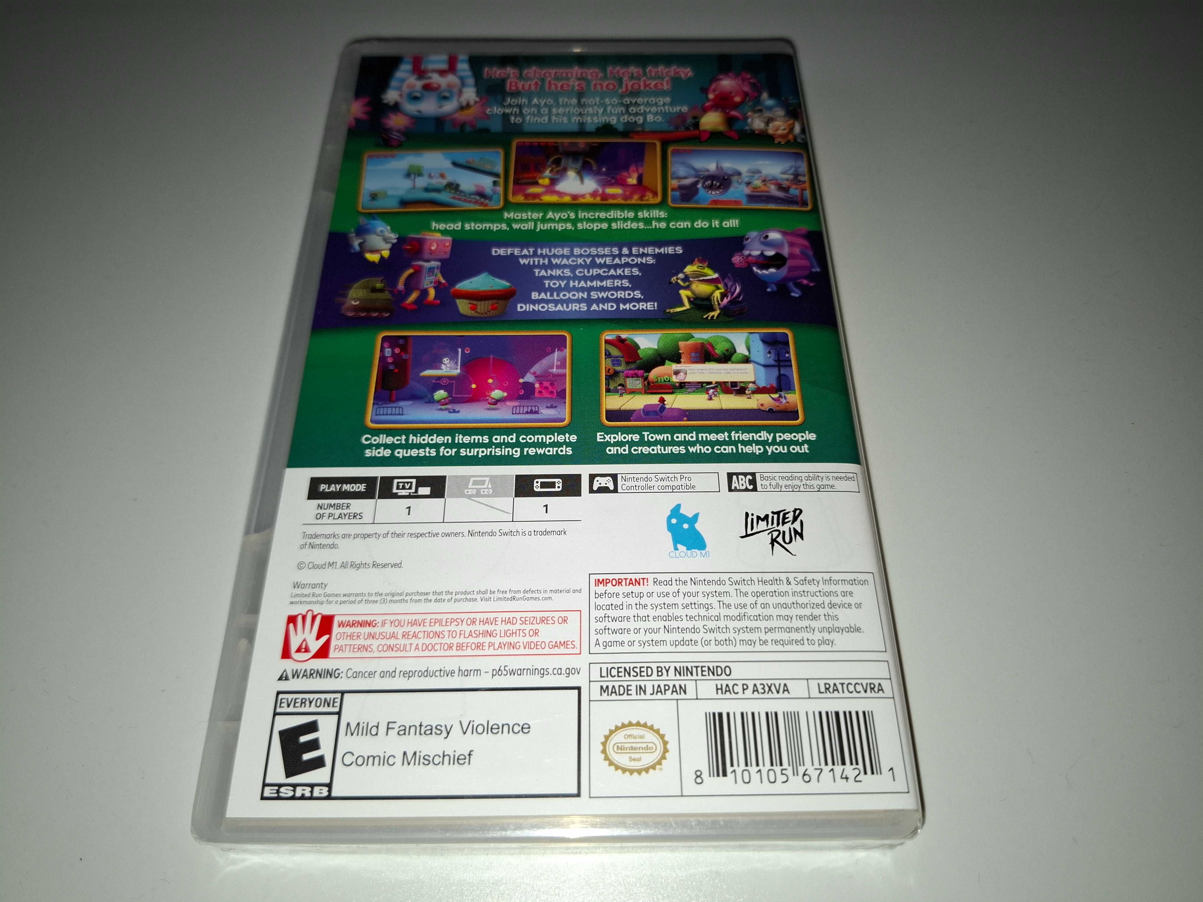 Ayo The Clown [Nowa, NTSC-U] Nintendo Switch
