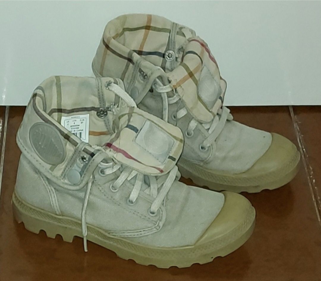 Palladium castanho e/ou branco tamanho 37 : preço mais baixo...