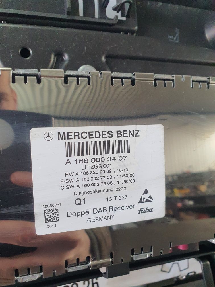 Блок управління радіо Mercedes-Benz w212 w166 GL w204 c-class