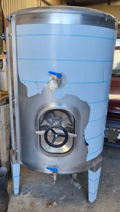 Cuba inox 500 litros