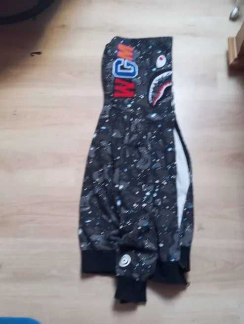 Bluza bape shark galaxy wodoodporna