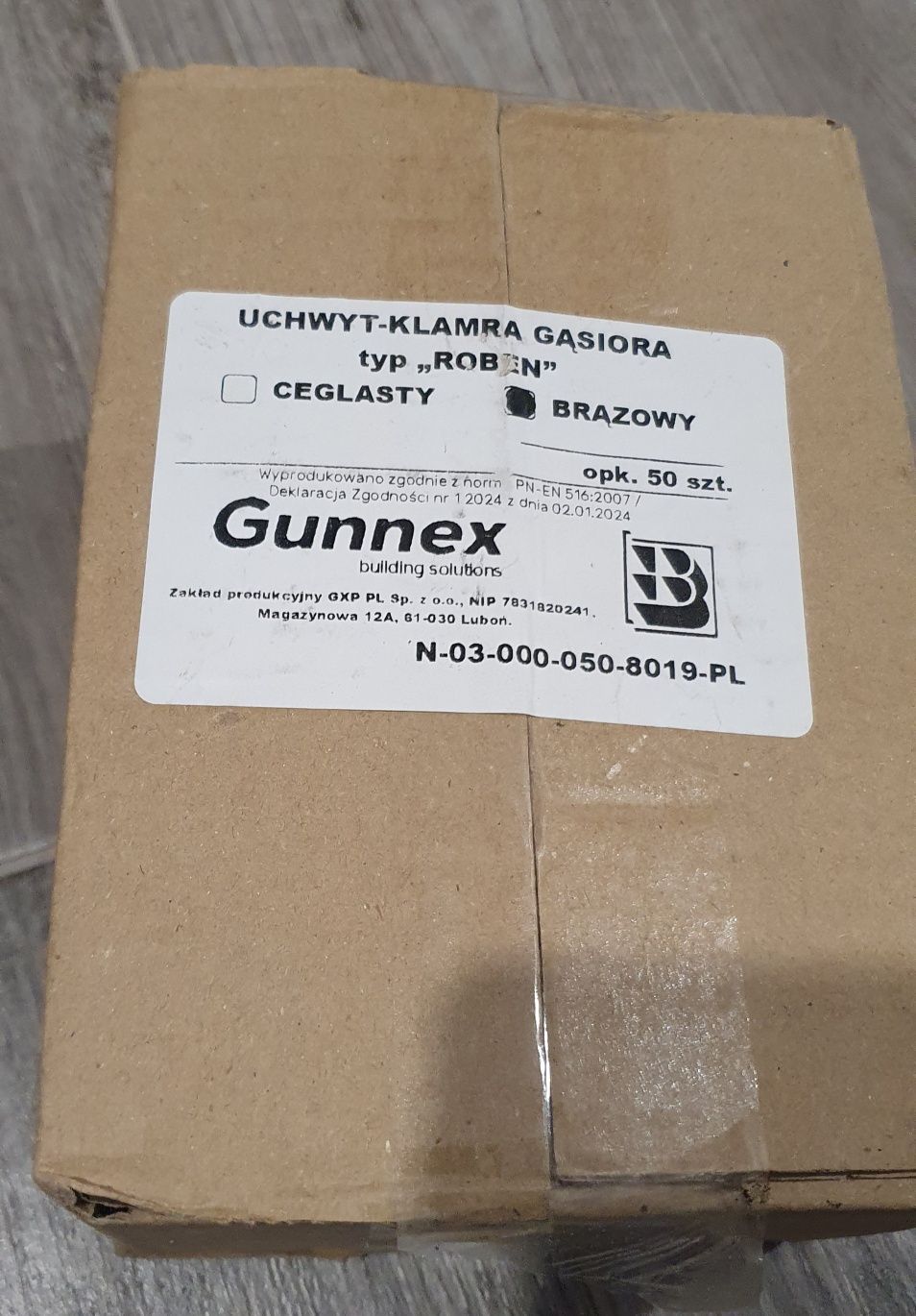 Uchwyt klamra gąsiora typ ROBEN