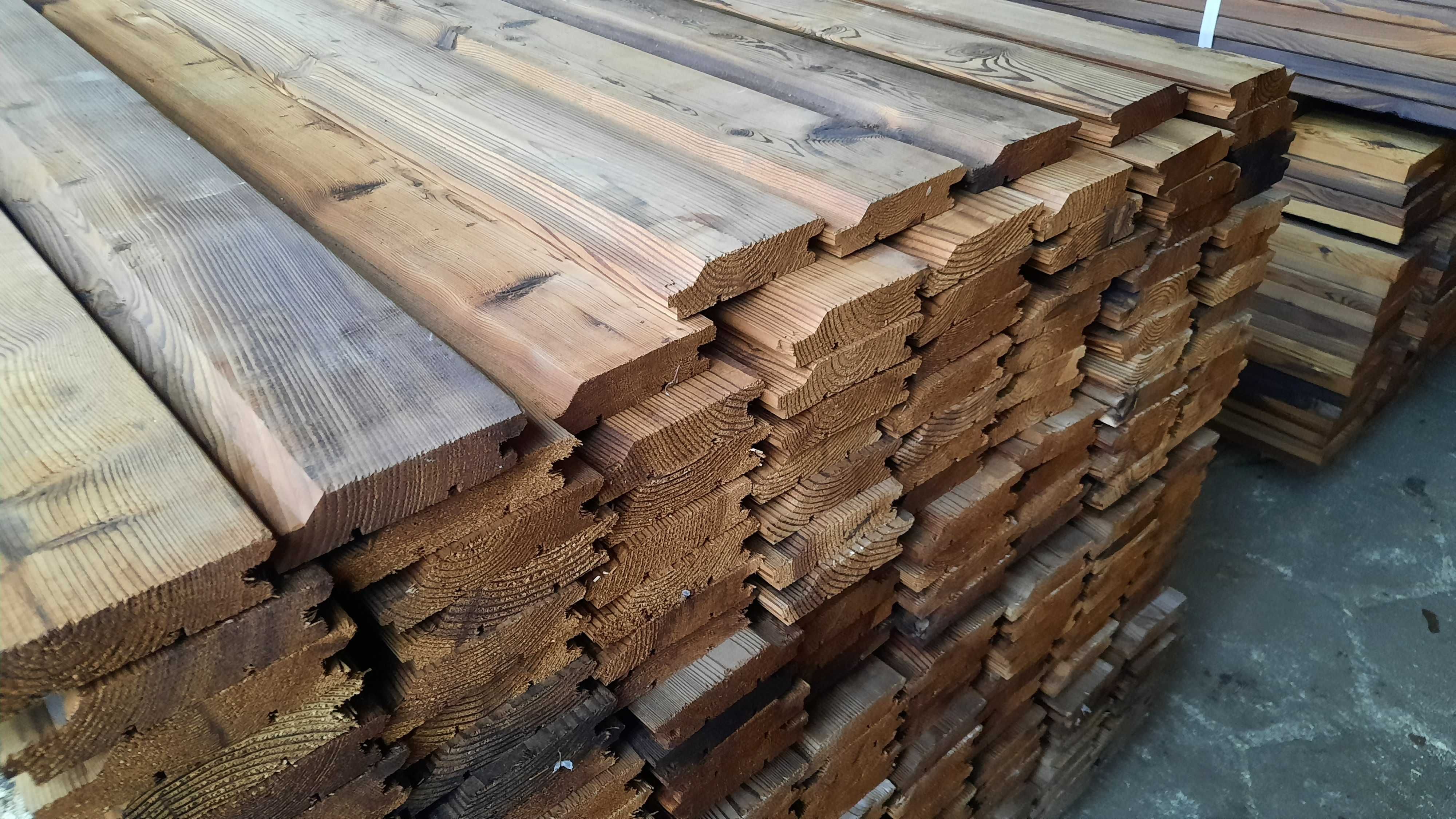 Deska elewacyjna TERMO MODRZEW Syberyjski 27x120 x 4000mm