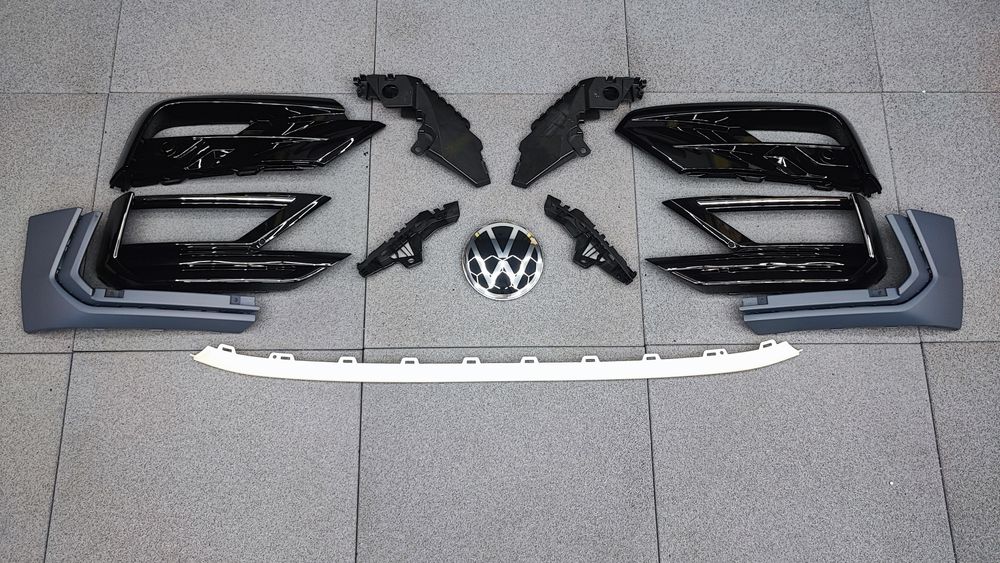Дифузор з вентиляторами VW Tiguan 18 19 20 21 22 23 передня панель