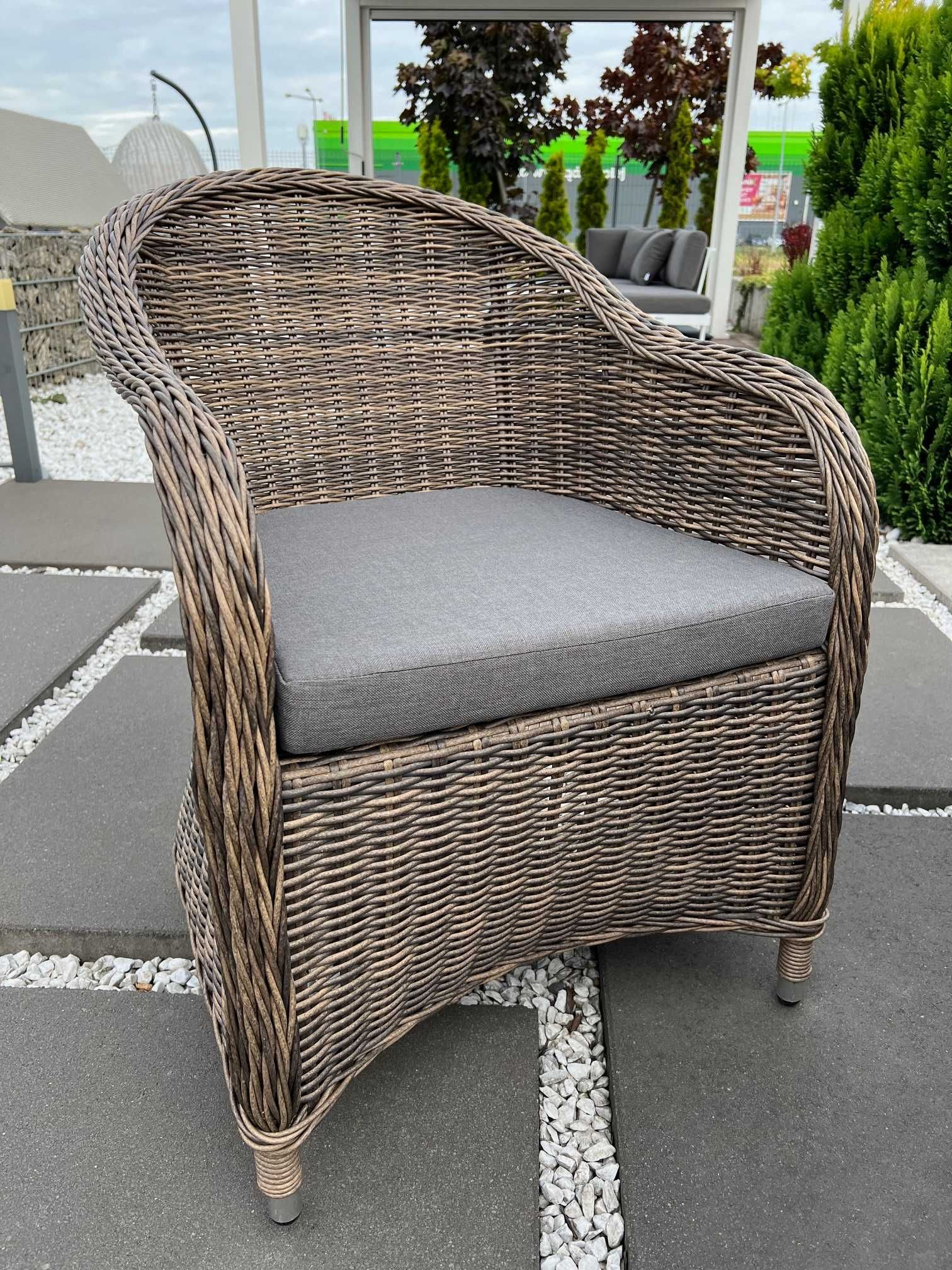-30% Stół Rondo 130cm + 6 foteli Leonardo, Meble OLTRE