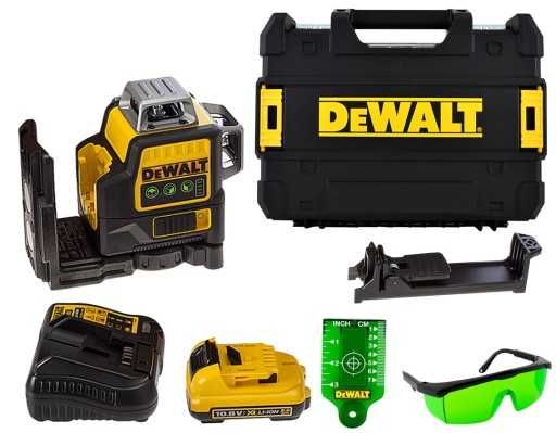 Poziomica Laser krzyżowy zielony 360 DeWALT DCE089D1G - FV -NOWY