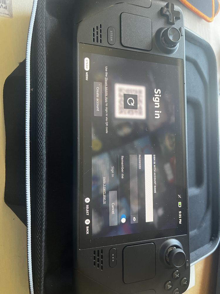Steam Deck OLED 512GB + cartao sd 512GB