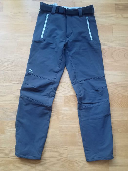 Spodnie softshell turystyczne dla dzieci Quechua, rozmiar 143-152
