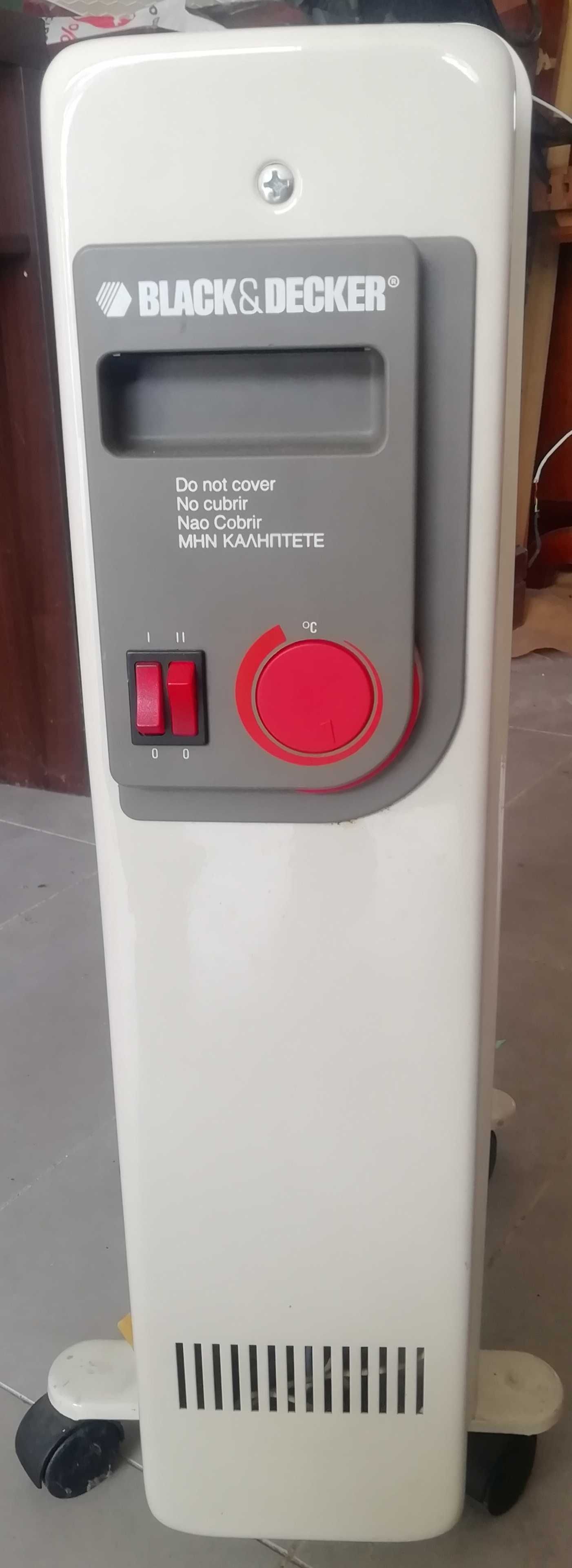 Aquecedor a óleo Black & Decker novo