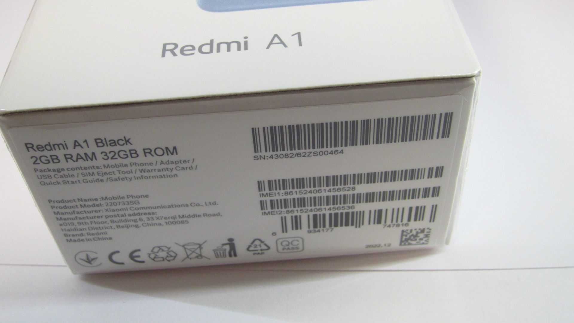 Xiaomi Redmi A1 2/32GB Black Оригинал! Новый
