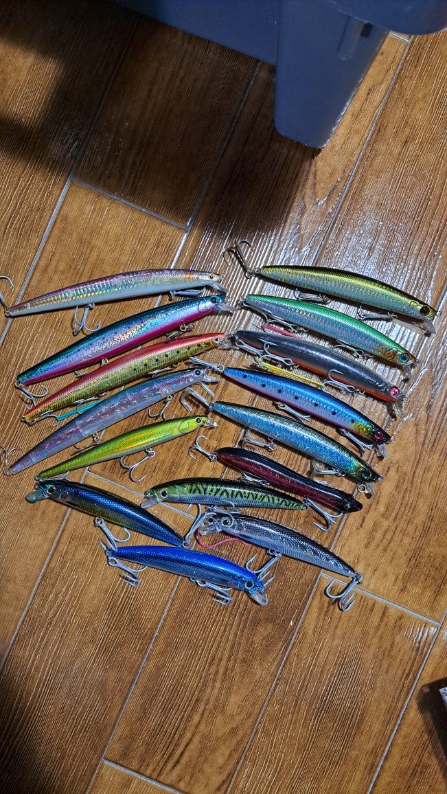 15 Amostras pesca Novas spinning robalo