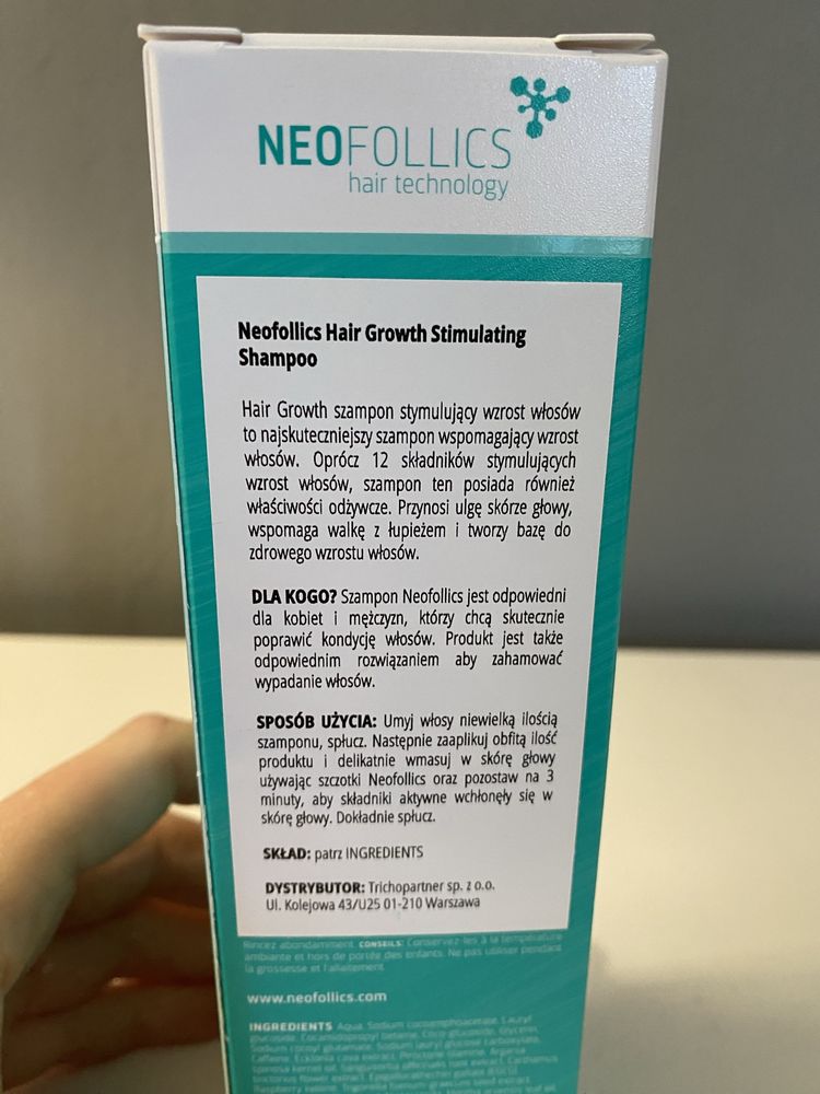 Neofollics Hair Growth szampon stymulujący wzrost włosów