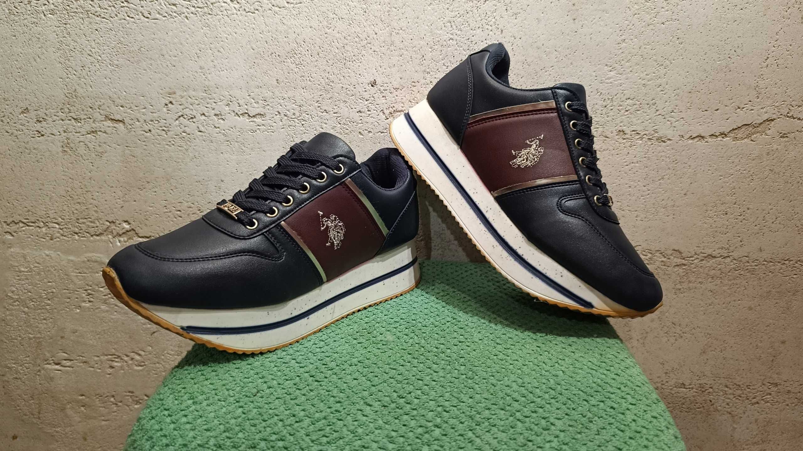 Damskie creepersy na platformie U.S.POLO ASSN.r.40 stan bardzo dobry