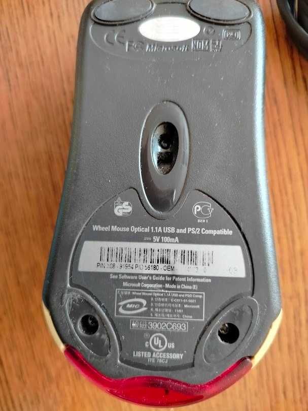 Stara klawiatura Logitech + mysz komputerowa Microsoft
