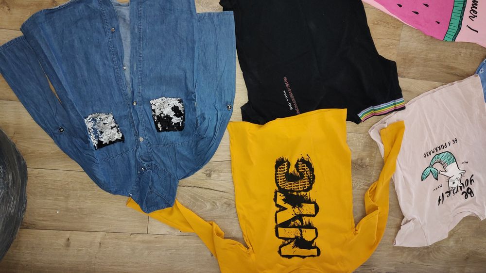 Sprzedam pakę ubrań dla dziewczynki 146/152