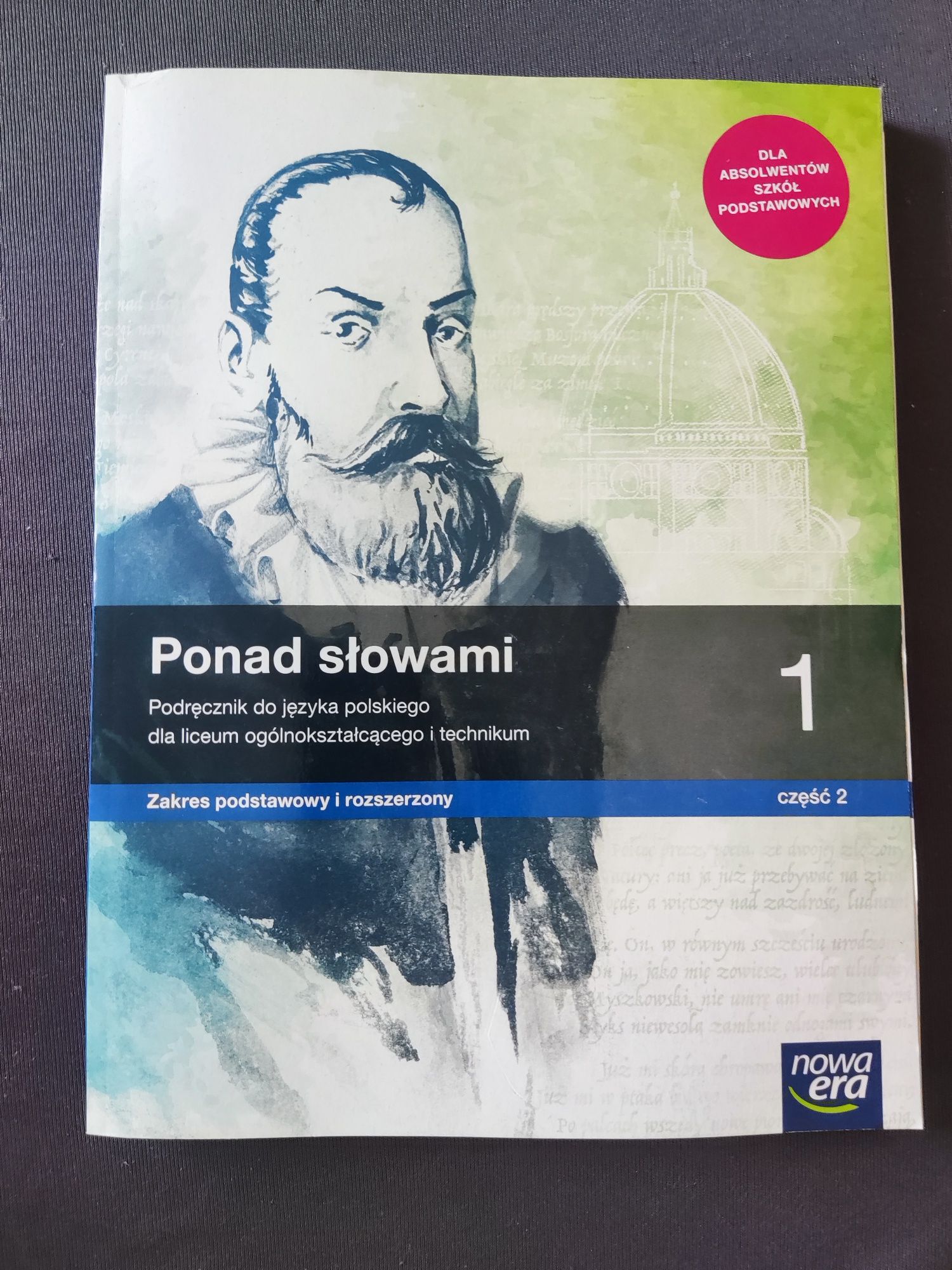 Podręcznik Ponad Słowami 1 klasa 1 Nowa Era po szkole podstawowej