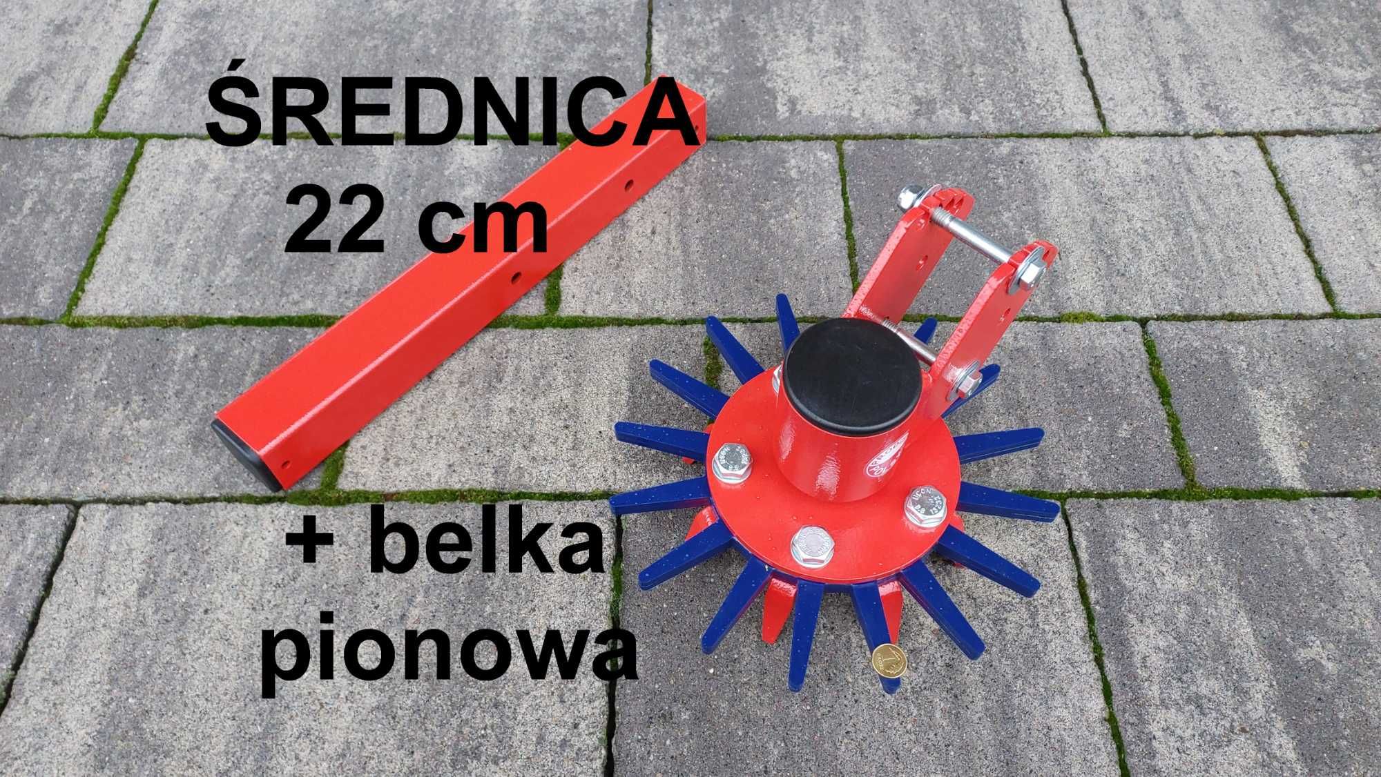 22 cm / Piasta do Ekopielnik pielnika gwiazda pieląca obsypnik cebuli