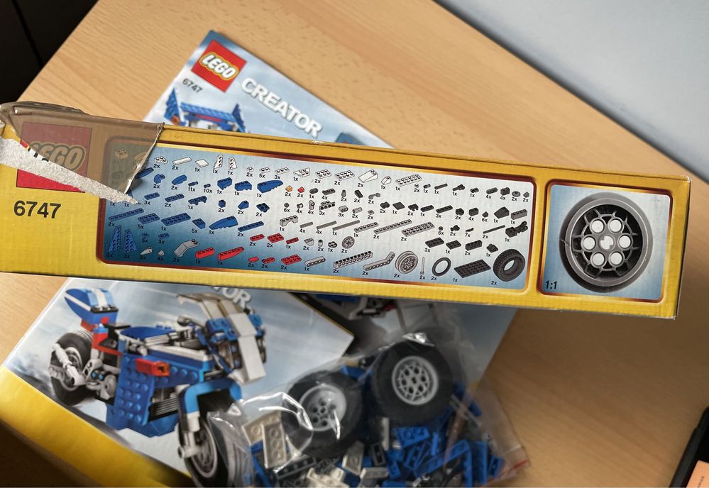 LEGO 6747 Creator 3w1 - Ścigacz Motor Motocykl