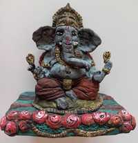 słoń Ganesz Ganesh Ganesa Ganpati – figurka ręcznie wykonana 17,5 cm