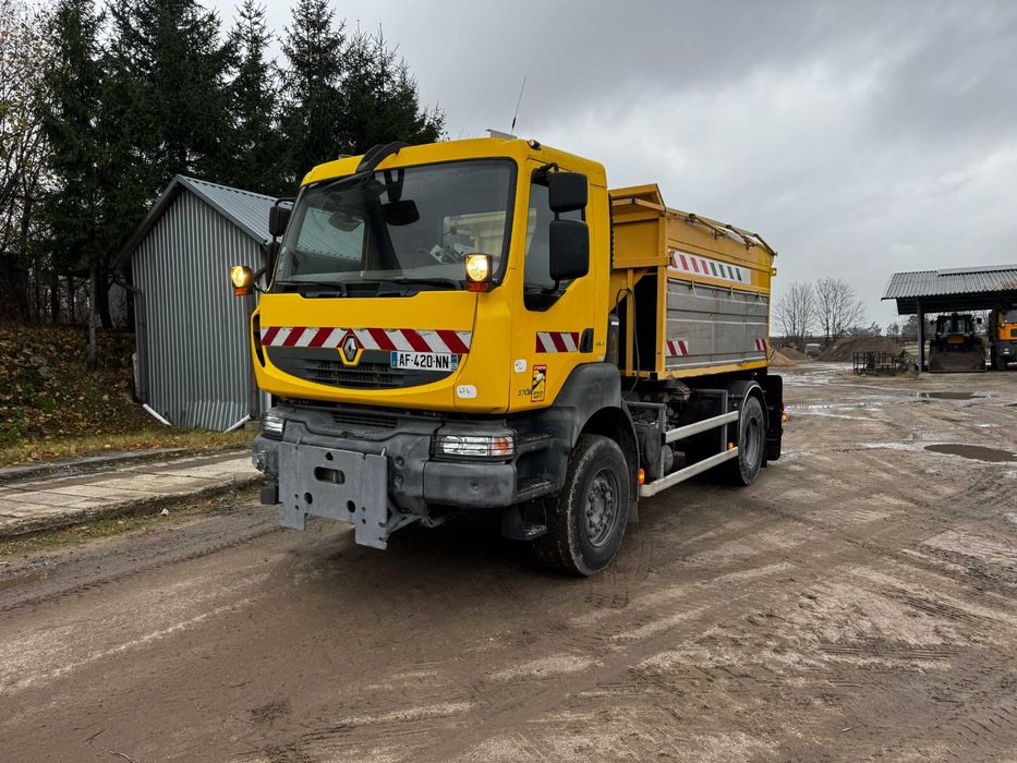 renault kerax solarka piaskarka ozamet pług