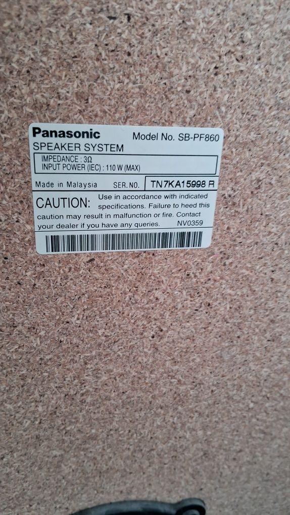 Panasonic sa vk 860 домашній кінотеатр hi-fi система