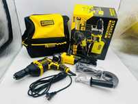 Zestaw elektronarzędzi STANLEY FAT wiertarka 750 W + szlifierka 850 W