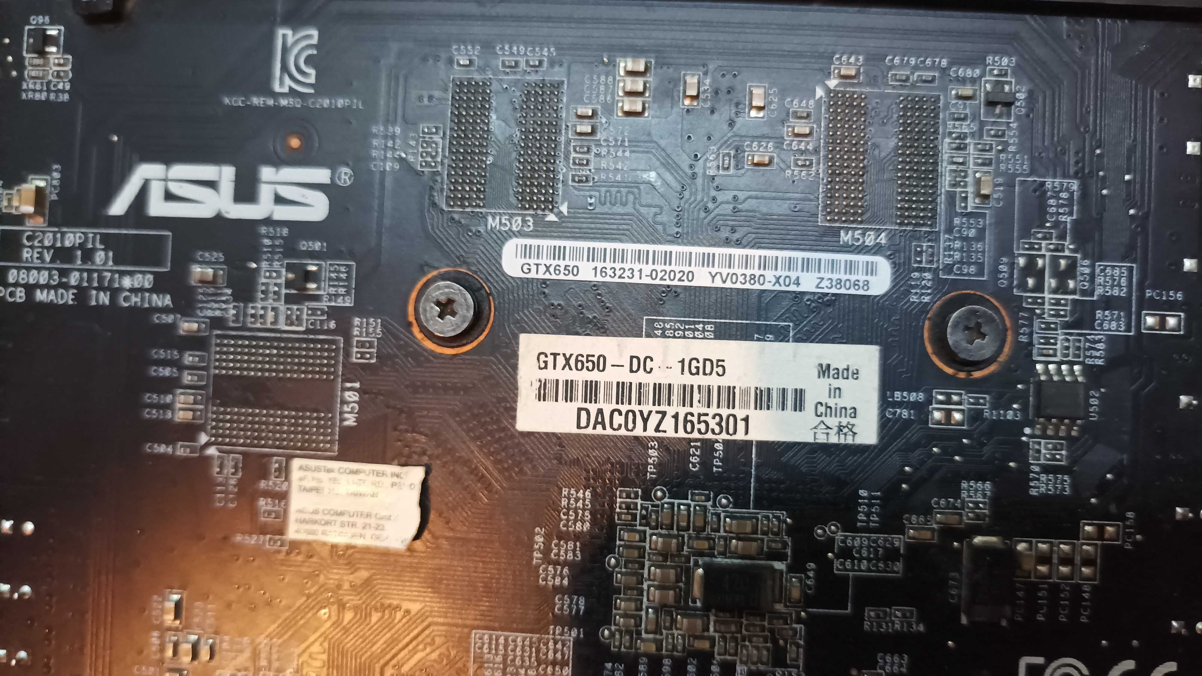 Asus GeForce GTX 650 DDR5