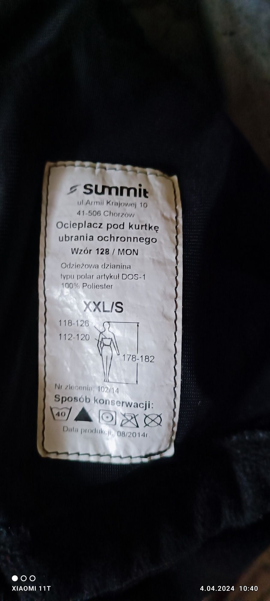 Kurtka militarna Gore-Tex XXXL