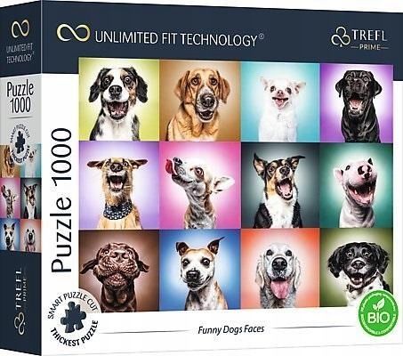 Puzzle 1000 Funny Dogs Faces Trefl, Trefl