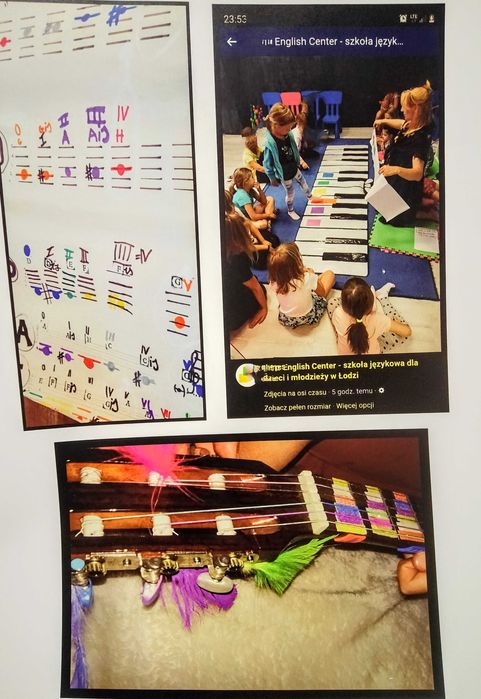 Pianino, gitara, śpiew, rytmika, flet pr.,kształcenie słuchu - ZAJĘCIA