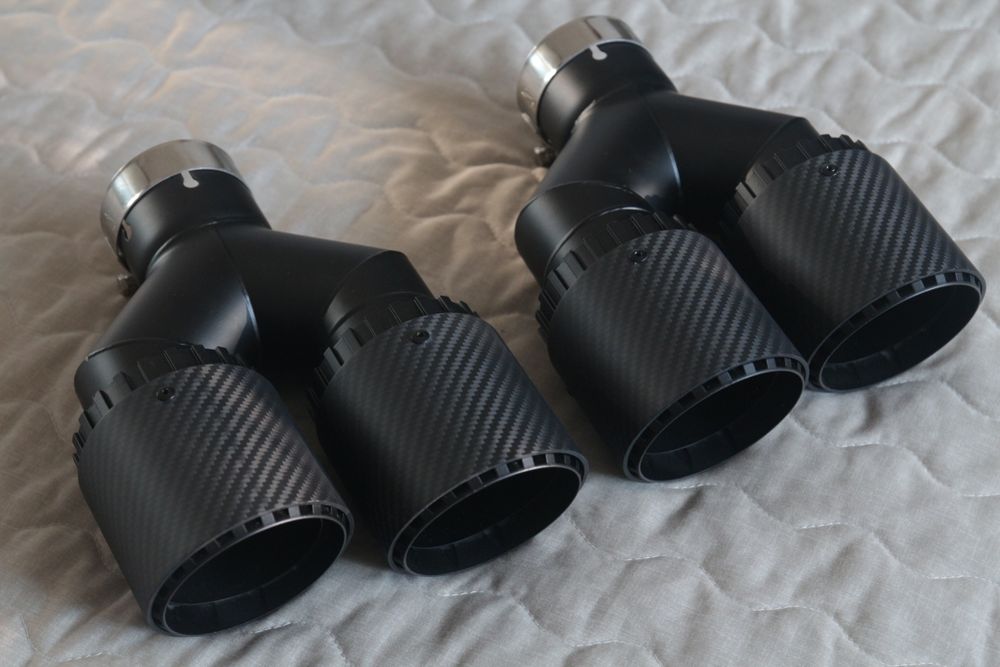 Насадки на глушник вихлоп Capristo карбон (BMW Audi Mercedes Akrapovic