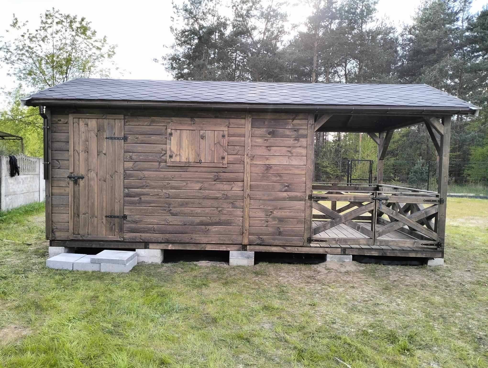 Domek narzędziowy z altanką 2w1 Kormoran 3x6