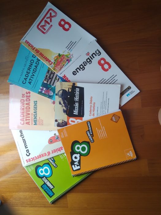 Cadernos atividades 8 ano