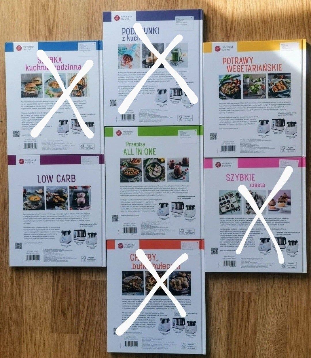 Przepisy Monsieur Cuisine Smart / Connect / Plus książki 3 szt. zestaw